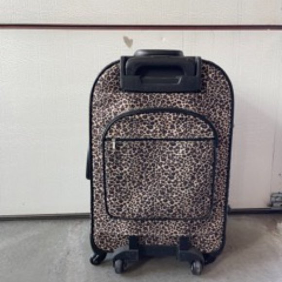 Leopard Print Suitcase - Picture 2 of 3